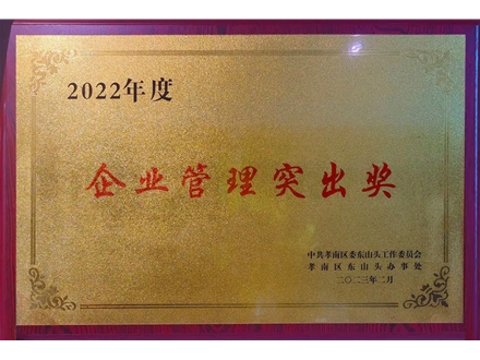 2022年度企業(yè)管理突出獎(jiǎng)